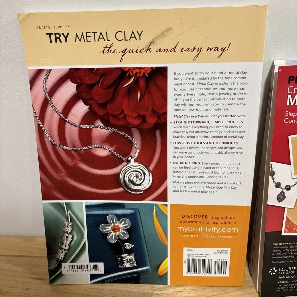 Metal Clay‎ Jewelry Making Books Lot Of 2